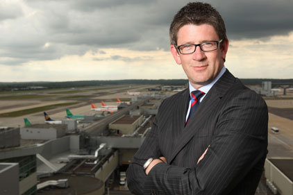 Challenge: Gatwick's Andrew McCallum aims to upstage Heathrow