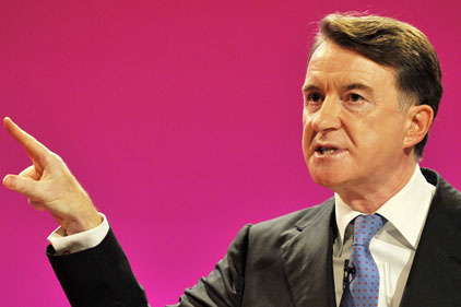 Peter Mandelson: weekly televised briefings