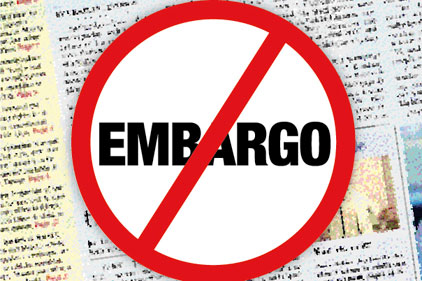 No to embargoes: WSJ in policy shift?