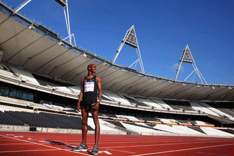 Mo Farah: Launched the event