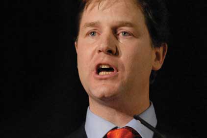  Nick Clegg: bringing in special advisers