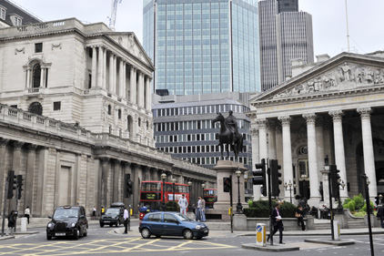 City of London: home to the UK banking industry