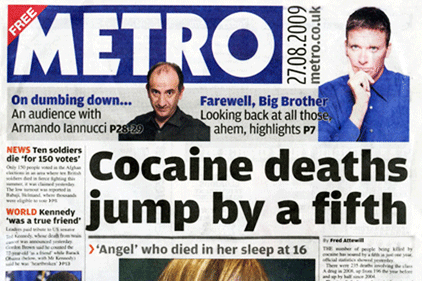Associated Newspapers Free Daily Newspaper Metro To Make 30 Job Cuts
