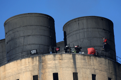 Didcot power station: protest