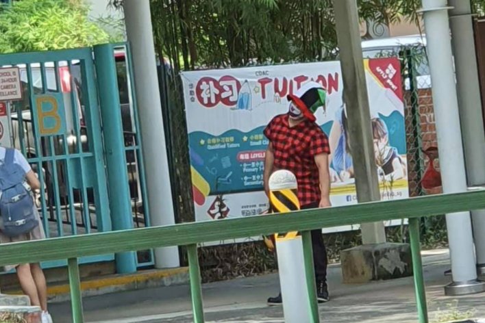 Clowns outside schools: Singapore company apologises for PR stunt
