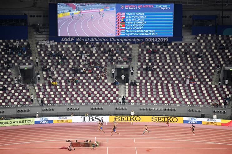 Spot the spectator: Doha crowds have been sparse at best (©GettyImages)