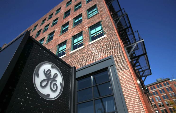The GE headquarters on Necco Street in Boston, MA. (Credit: Getty Images)