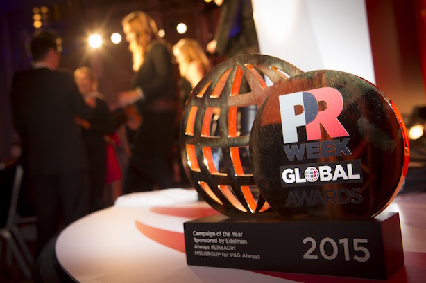 PRWeek Global Awards: A total of 20 awards were given out at the prestigious event
