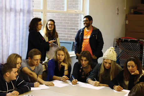 Education, education, education: School kids in Liverpool take part  in a CIPR programme on comms