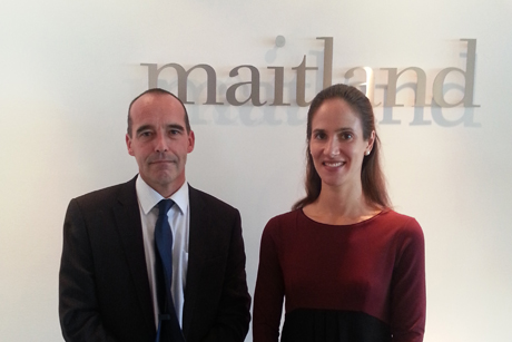 Martin Barrow and Laura Conaghan: Joined Maitland this week