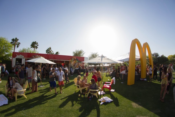 McDonald's gives Coachella attendees a taste of new sandwich