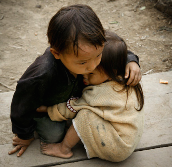 Brother and sister: Taken in Vietnam in 2007 © Na Son Nguyen