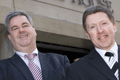 Mark Lister, partner PKF, and Tim Curran, account director at Brahm