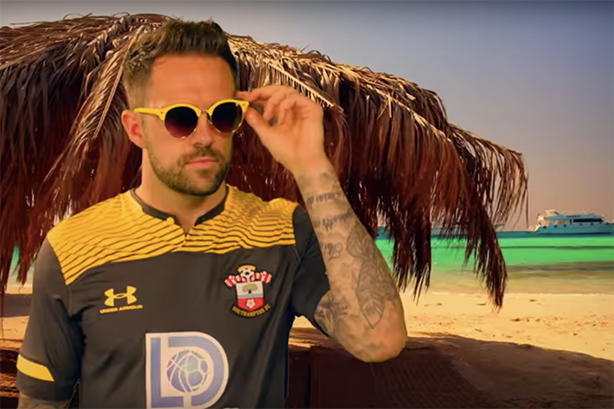Southampton striker Danny Ings is one of several stars to feature in the spoof video