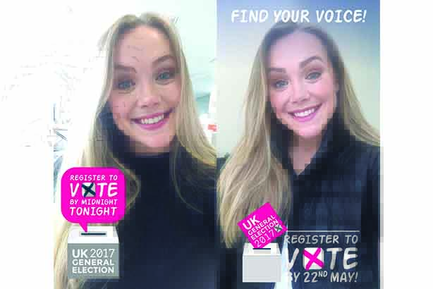 Snapchat: helping to drive voter registrations among younger age groups