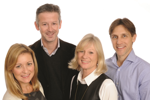 Tonic's former management team (l-r): Bunten, Parsons, Gitsham and Clark