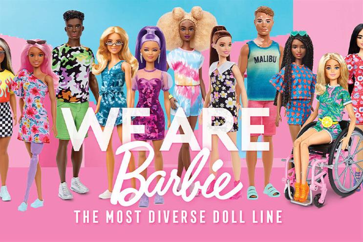 In 2020, Mattel launched Barbie Fashionistas with the goal of expanding its collection to include more skin tones, body types, and even Barbies with wheelchairs.