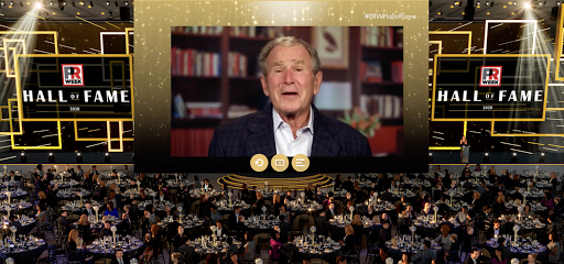 President George W. Bush pays tribute to Karen Hughes at PRWeek's Hall of Fame 2020.