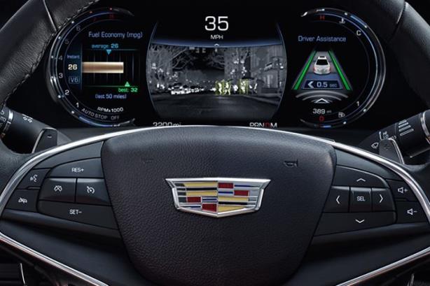 The driver's seat of Cadillac's CT6