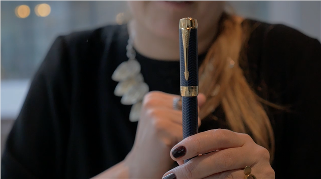 The iconic Parker pen. The 127-year-old company is rebranding to stay relevant