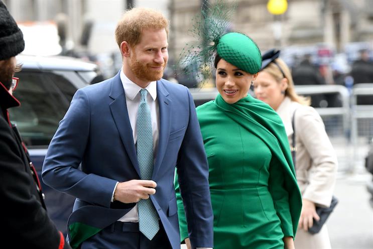 The Duke and Duchess of Sussex at Commonwealth Day celebrations in London in March. (Photo credit: Getty Images)