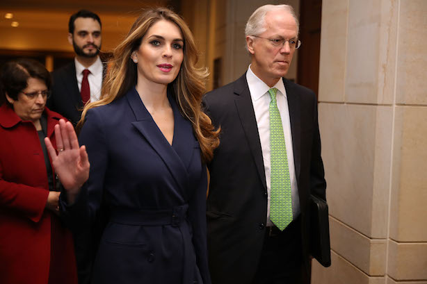Outgoing White House Communications Director Hope Hicks (Photo credit: Getty Images). 