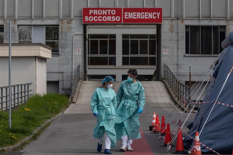 The Italian health system has been pushed beyond its limits by the coronavirus. (Photo credit: Getty Images.)