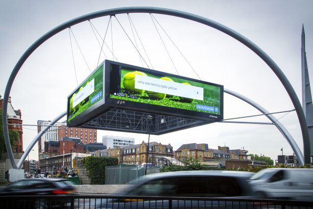 JCDecaux: Old Street roundabout’s iconic digital billboard