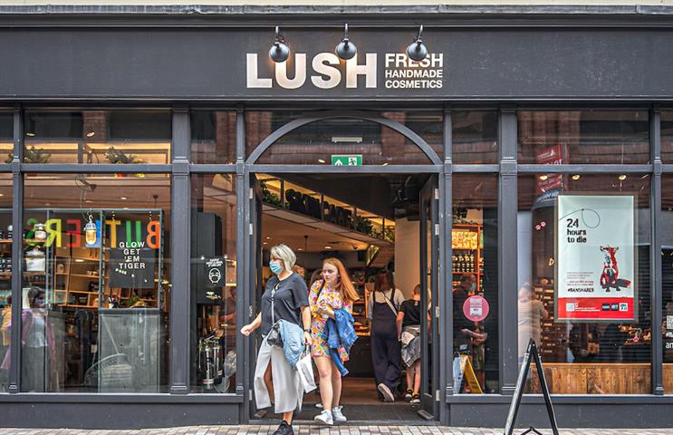 Lush left some social media platforms behind. (Photo credit: Getty Images).