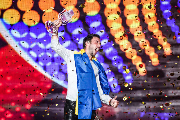 Making your mind up: Eurovision is looking for an agency (Pictured: last year's winner Måns Zelmerlöw of Sweden. Credit: Elena Volotova/EBU)