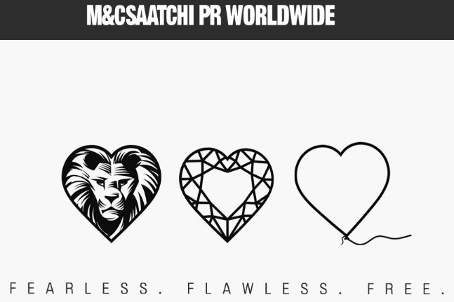 In 2015 M&C Saatchi PR launched three new values: fearless, flawless and free