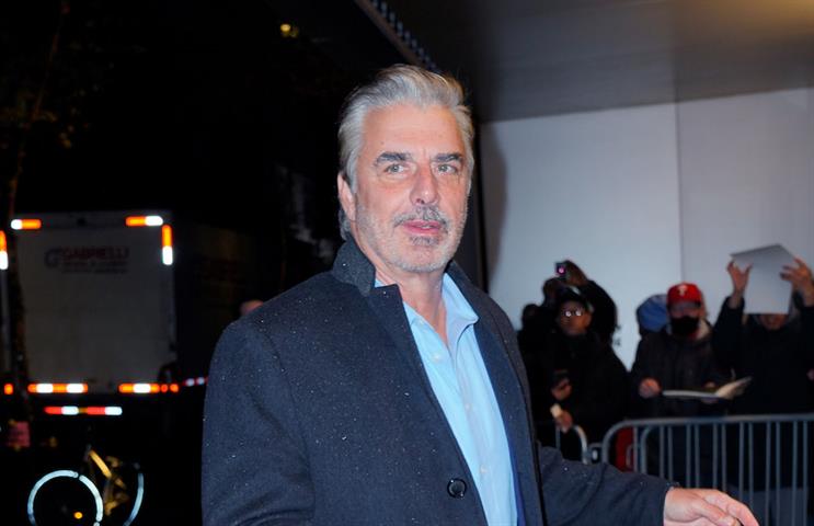 Chris Noth at the premiere of And Just Like That this month. (Photo credit: Getty Images). 