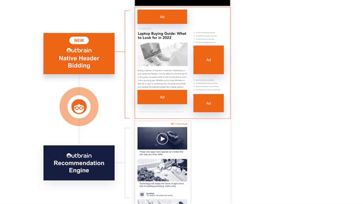 Outbrain launches native advertising header bidding