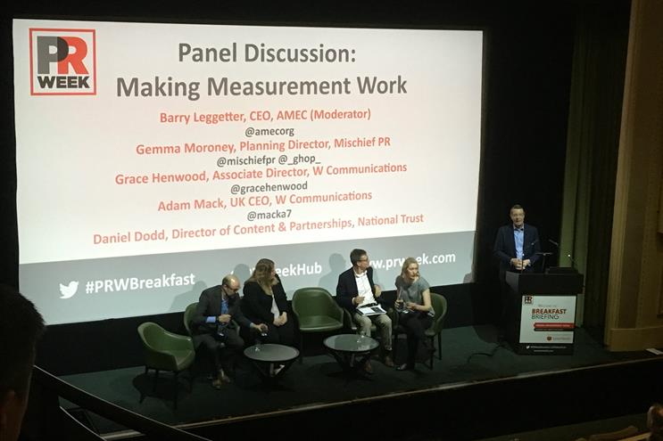 Expert panel: Around 150 delegates gained valuable insights at PRWeek event