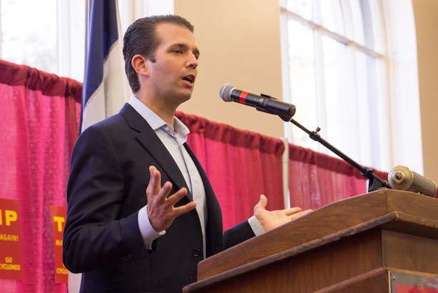 (Image via Wikimedia Commons, By Max Goldberg from USA - Trump Jr., CC BY 2.0, https://commons.wikimedia.org/w/index.php?curid=52718414)