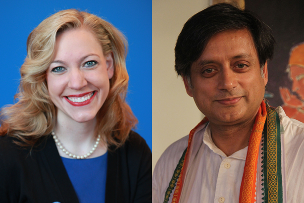 Linder (l) and Tharoor (r) have joined Portland as advisers