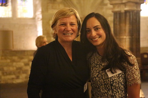 Cilla Snowball, chair of the Women's Business Council, with MT's features editor Kate Bassett