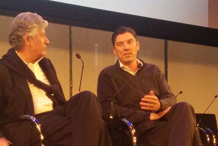 AOL CEO Tim Armstrong (right) dismissed reports of a love match with Yahoo.