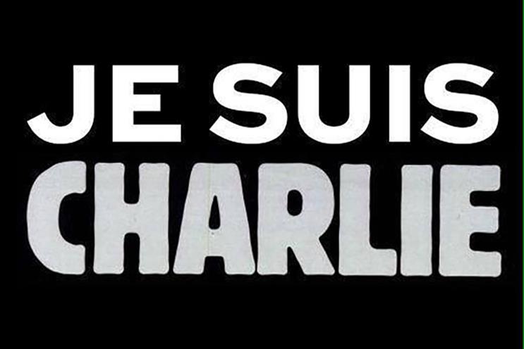 Social media users post their support after Charlie Hebdo shootings