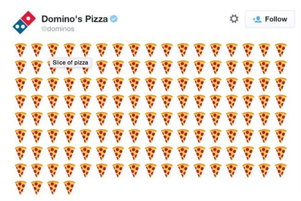 Domino's lets customers order pizza via emoji