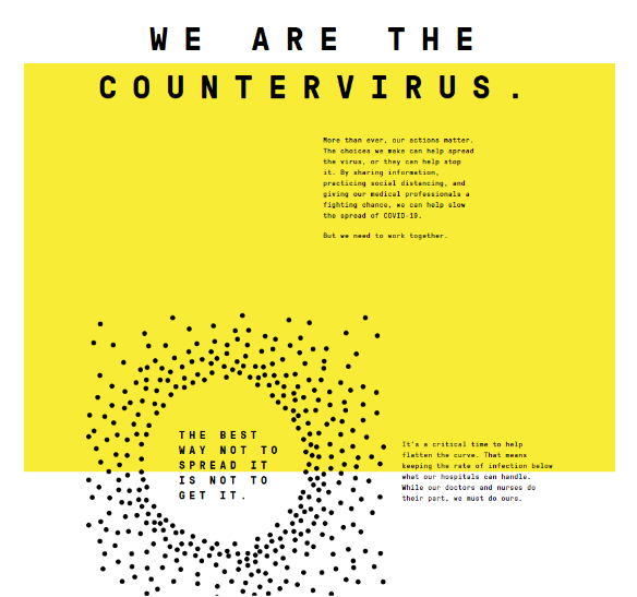 How a 'countervirus' effort is reaching people going out during COVID-19 crisis
