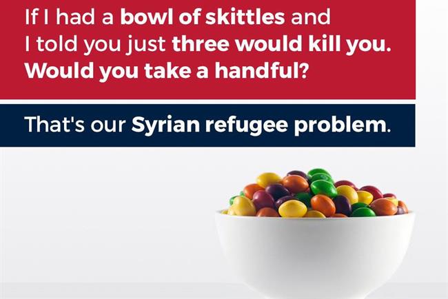 Is this Skittles statement the best corporate response to the Trump campaign yet?