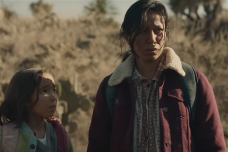 See the 2nd half of 84 Lumber's Super Bowl ad