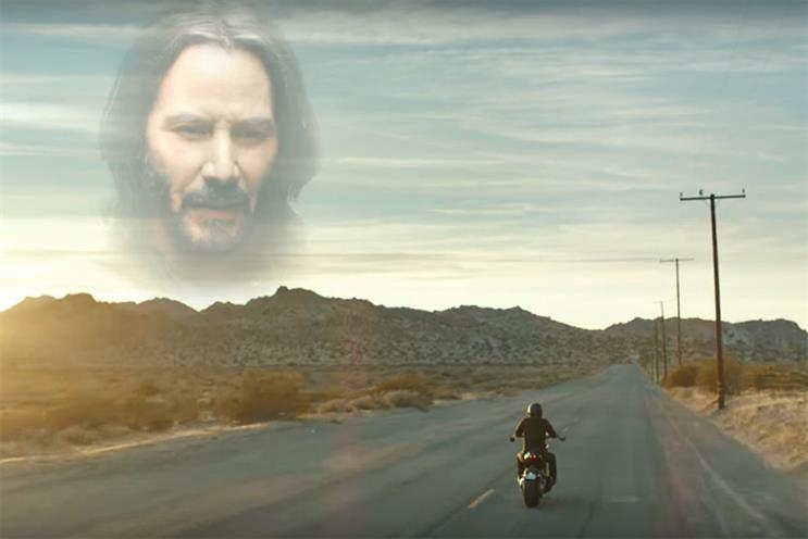 Squarespace gets its latest Super Bowl campaign into gear with Keanu Reeves