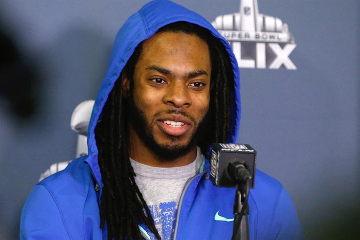 Seattle Seahawks cornerback Richard Sherman (via the NFL's Twitter account).