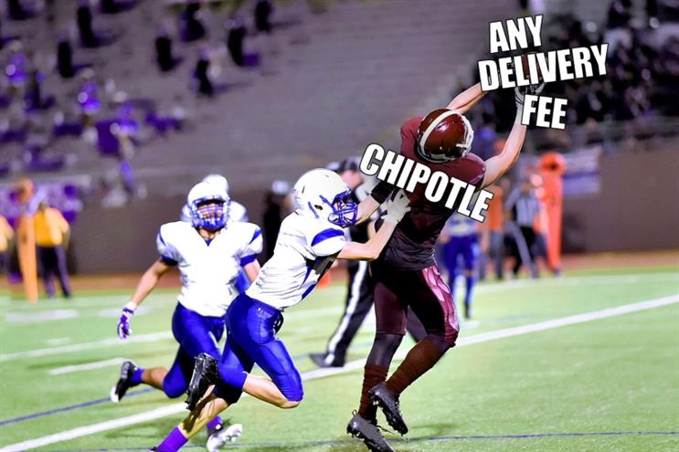 Out-of-body delivery inaugurates Chipotle's "Interception" campaign