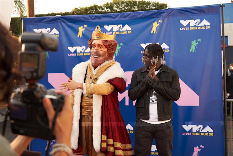 Burger King uses an unlikely duo and QR codes to connect with VMA viewers