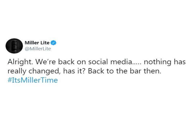 ABInBev brilliantly trolls Miller Lite after breaking social media silence