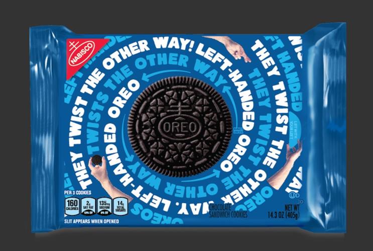 Oreo launches limited edition packs for world's struggling lefties