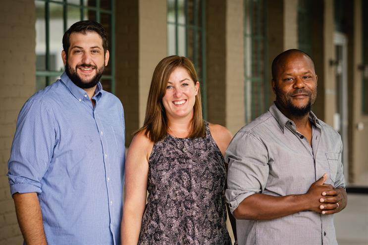 (L to R) Blue Sky Agency's Alex Payne, Allie Clark and Marco Worsham